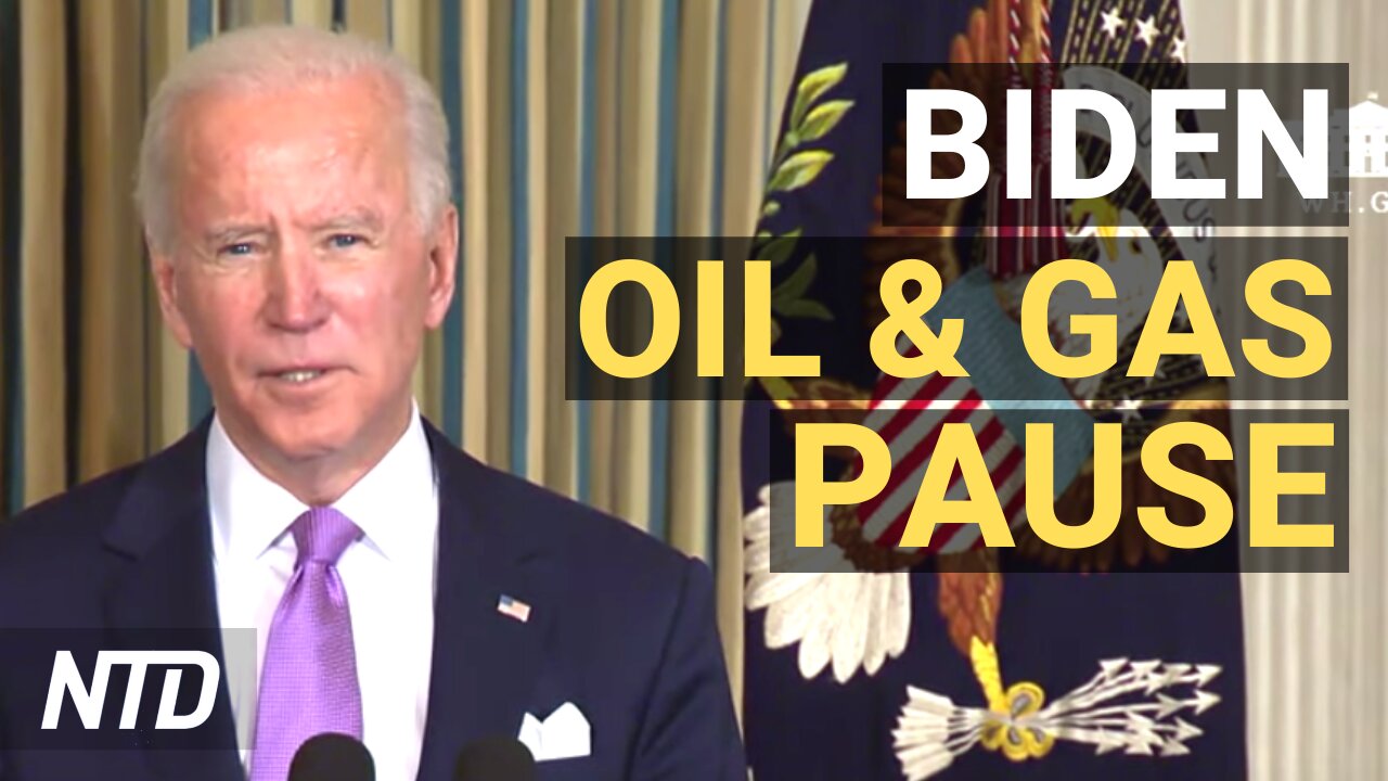 Biden Pauses Oil & Gas Leases; Gamestop Doubles as Hedge Funds Retreat | NTD Business