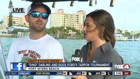 7th Annual 'Ding' Darling and Dock Ford's Tarpon Tournament underway - 7:30 am live report