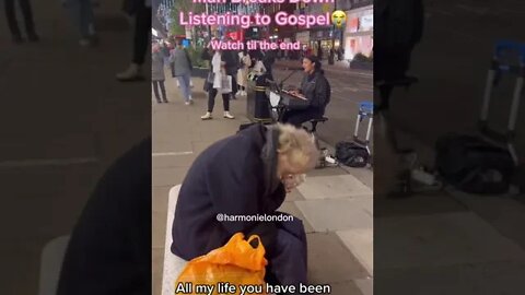 Man Breaks Down Listening To Gospel #shorts #gospel