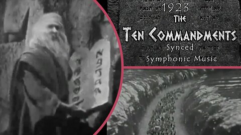 The Ten Commandments (1923) | Restored ~ Synced Music | Full Silent Movie