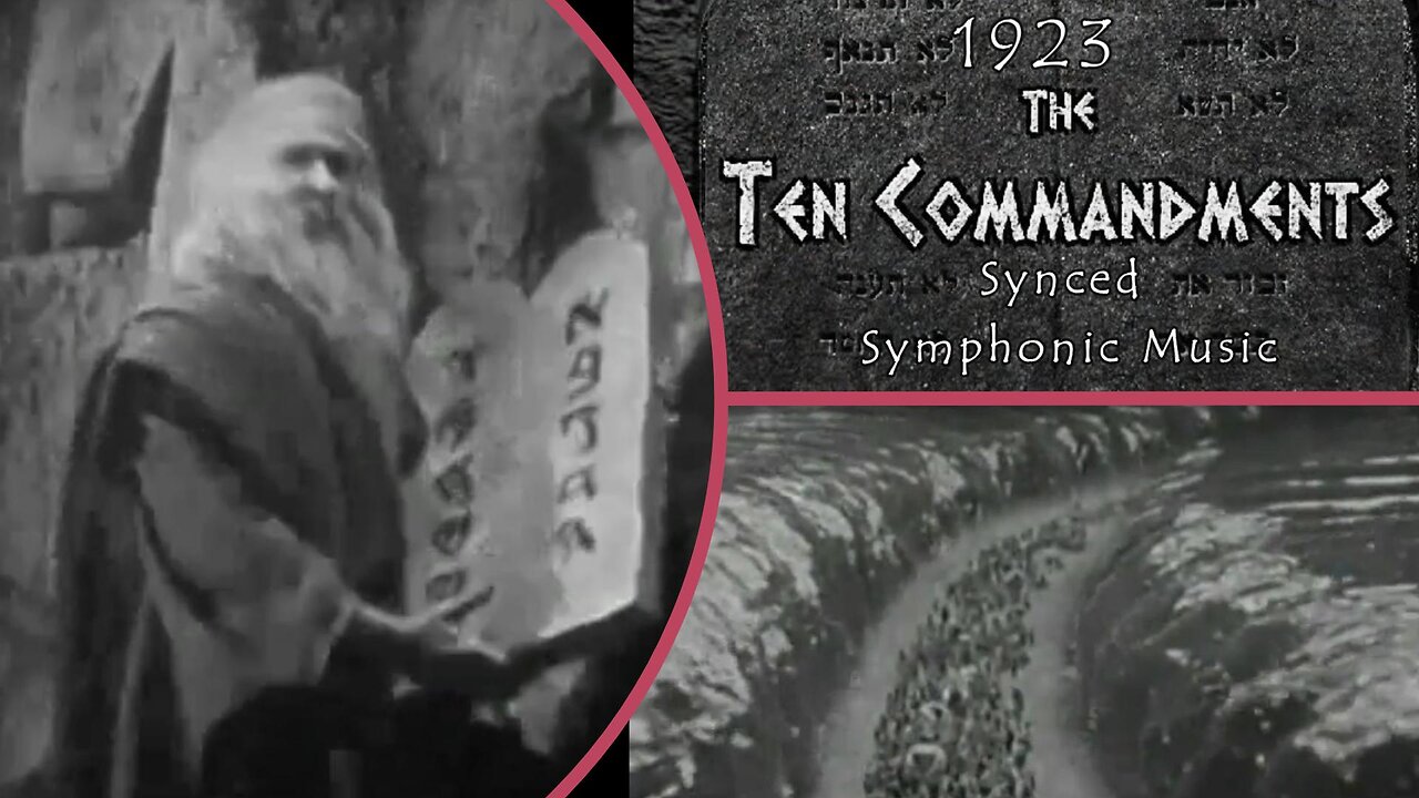 The Ten Commandments (1923) | Restored ~ Synced Music | Full Silent Movie