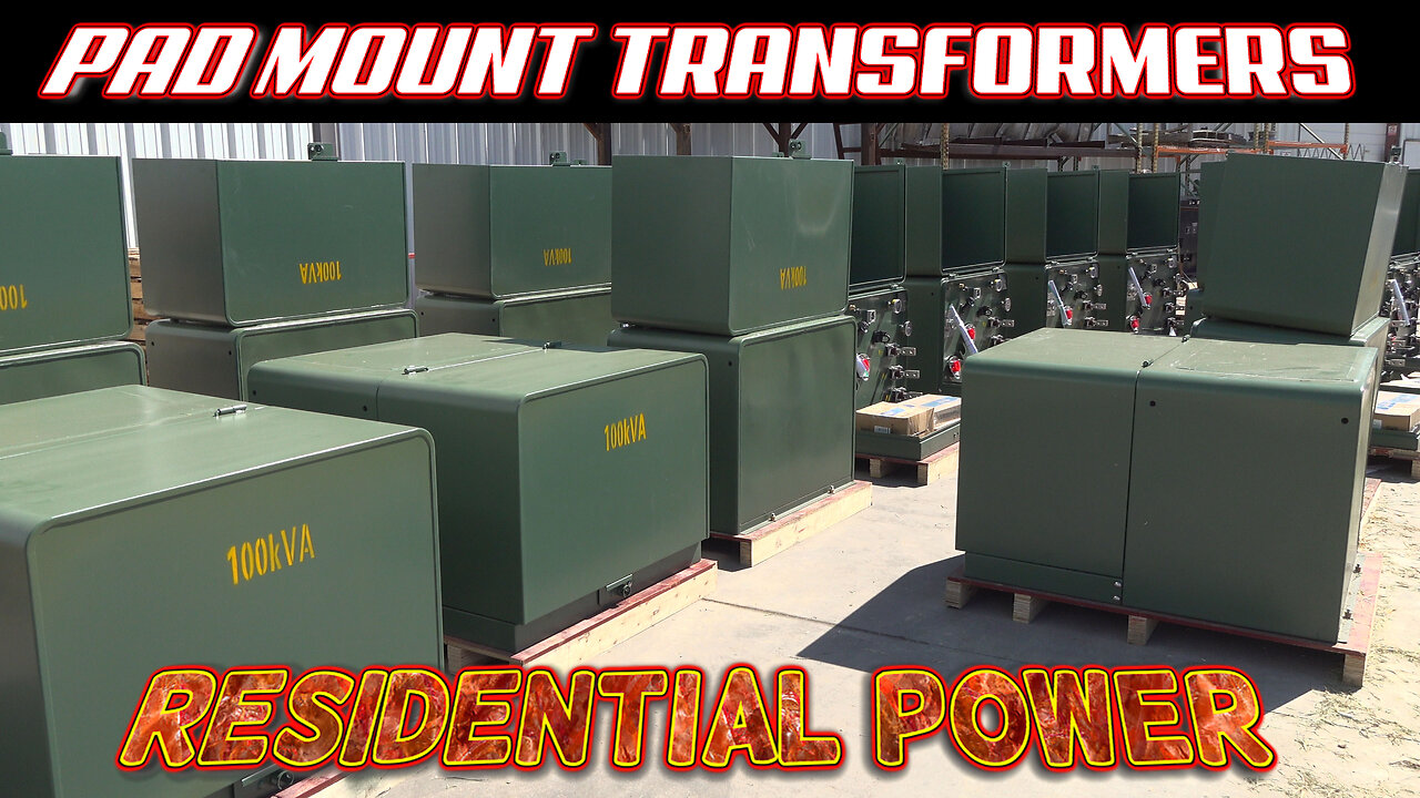 Pad Mount Transformers to Distribute Power in Residential Areas