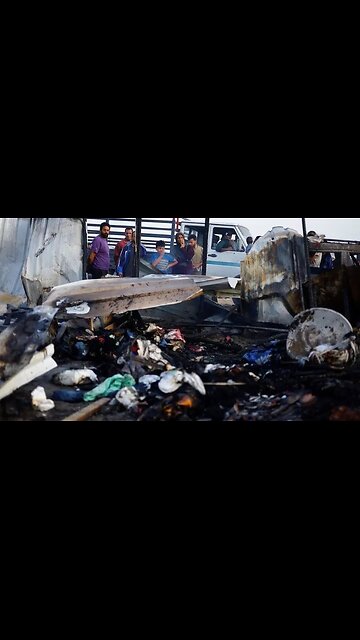 More footage shows the aftermath of Israeli