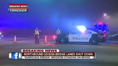 Report of suspicious person shuts down Edison bridge