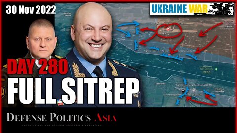 [ Ukraine SITREP ] Day 280 (30/11): Russia attacking thru forest S of Dibrova, N of Serebrianka