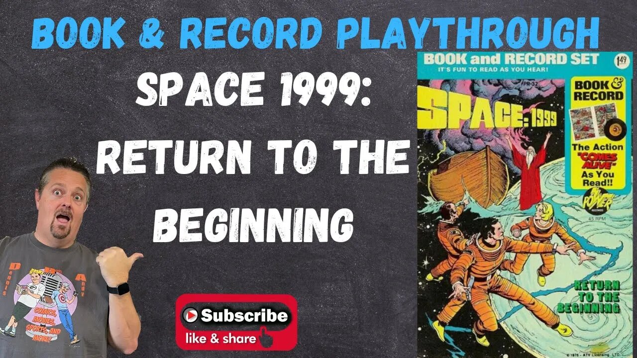 Playthrough of the Vintage Space 1999: Return to the Beginning Book and Record Set 1976 PR32