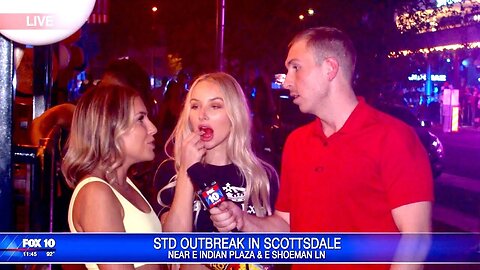 NEWS REPORTER HAS A MELTDOWN!