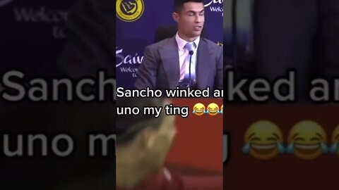 Cristiano Ronaldo On Sancho’s Meth Problem