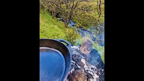 cooking in nature cooking 🔪😁 🔥