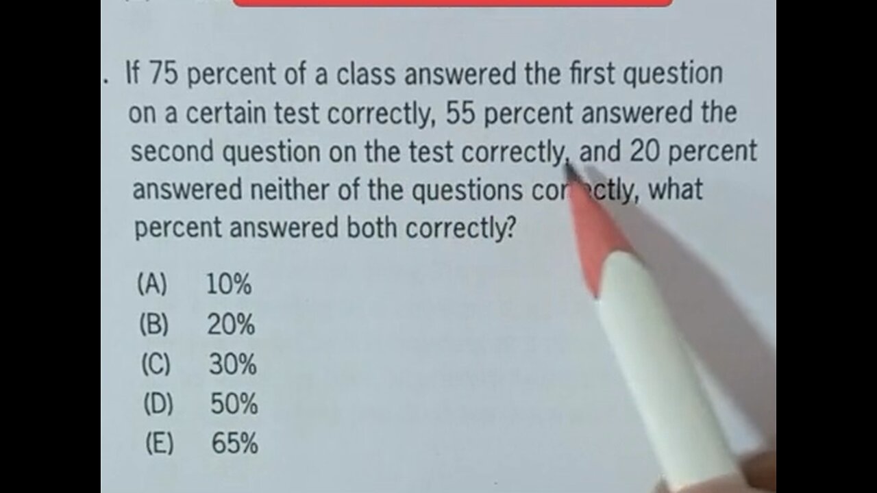 Percentage question