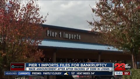 Pier 1 Imports files for bankruptcy