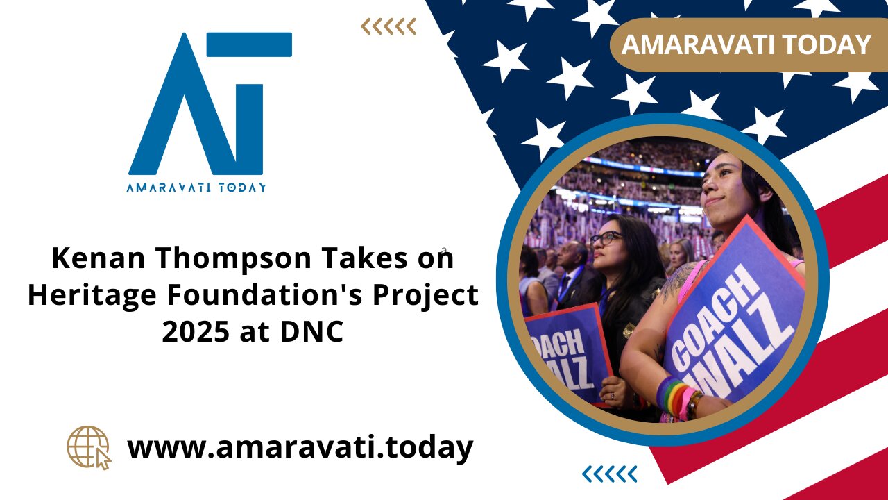 Kenan Thompson Takes on Heritage Foundation's Project 2025 at DNC | Amaravati Today