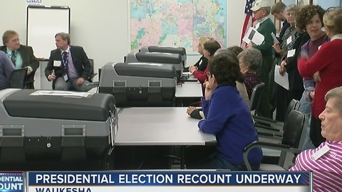 Presidential election recount underway in Waukesha County