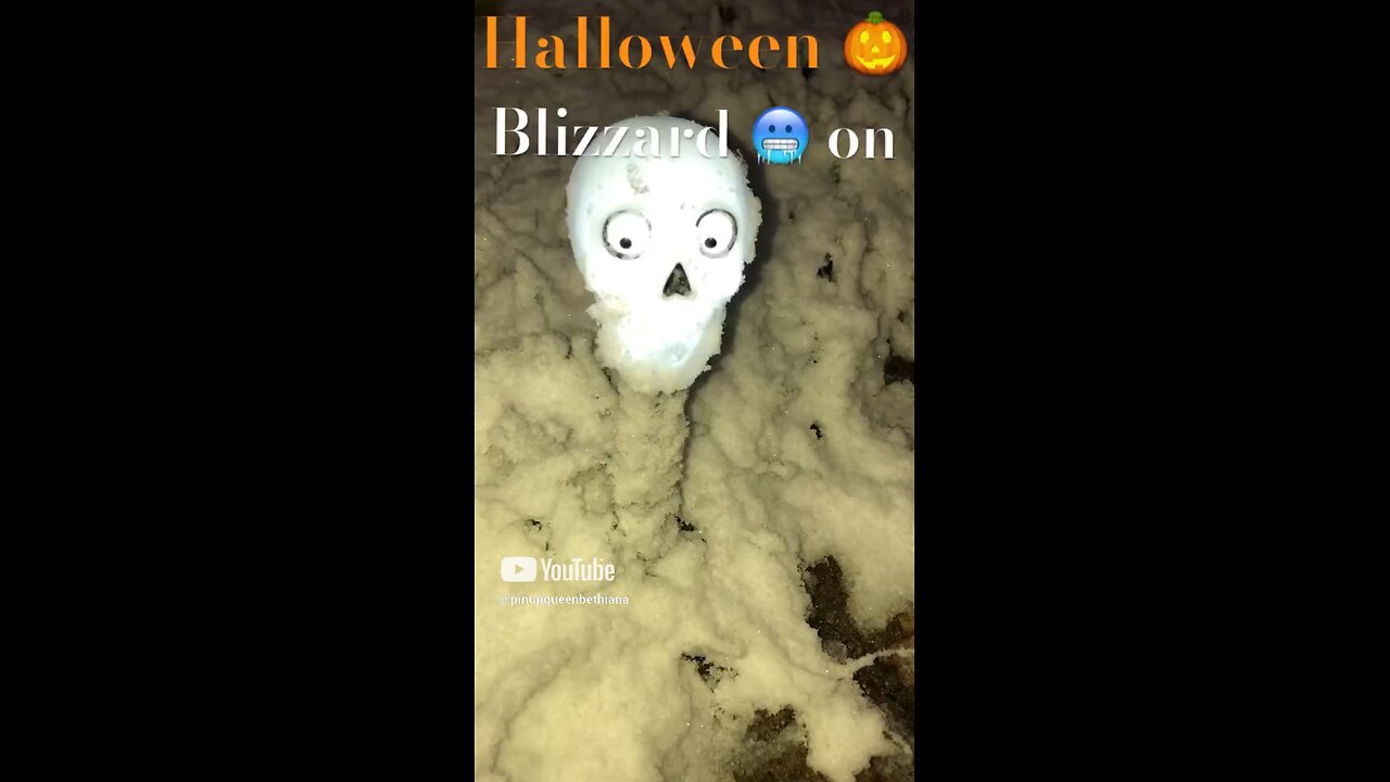 Blizzard 🥶 on Halloween Short