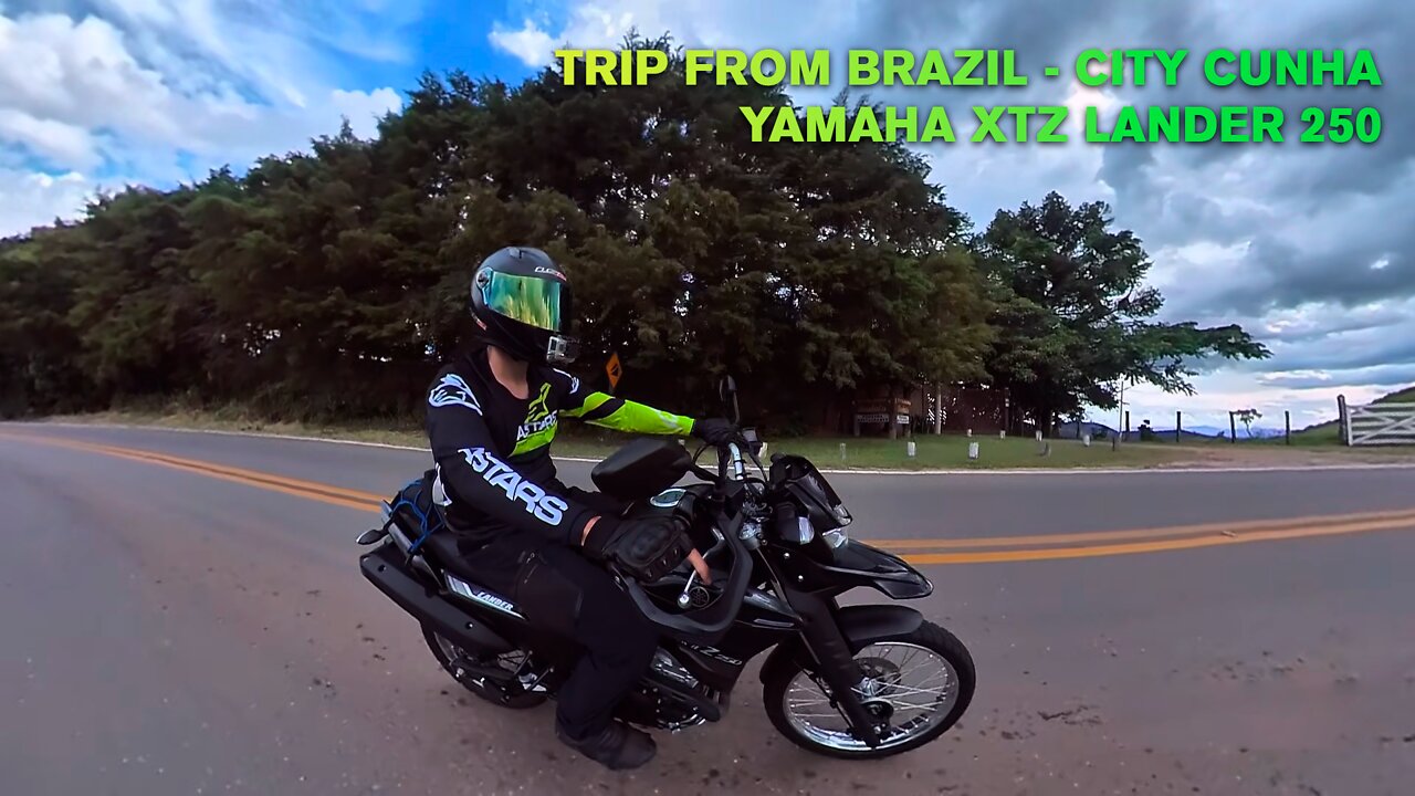 TRIP FROM BRAZIL YAMAHA XTZ LANDER 250 - CITY CUNHA