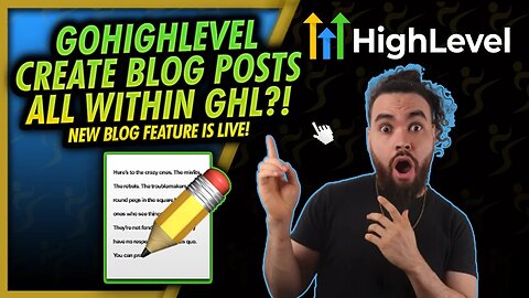 GoHighLevel New Blog Post Feature 📝 How To Integrate Blogs In Your GoHighLevel Funnels GHL Tutorial