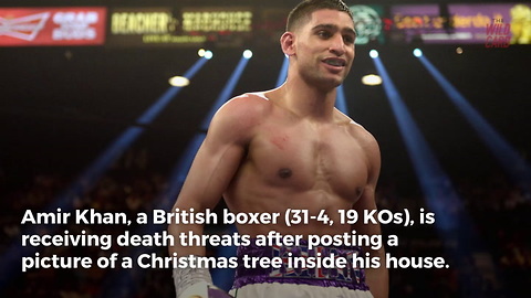 Muslim Boxer Amir Khan Receives Death Threats For Setting Up Christmas Tree