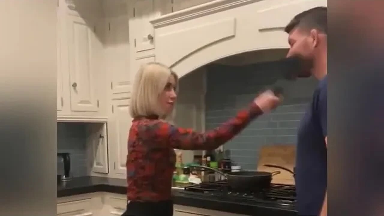Michael Bisping says wife’s cooking is “not very nice” gets slapped in the face with spatula