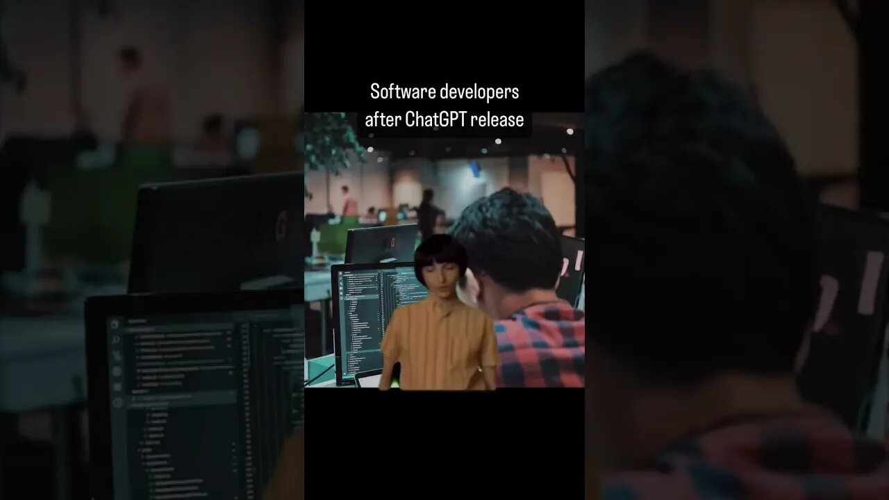 ChatGPT taking over programmers #shorts