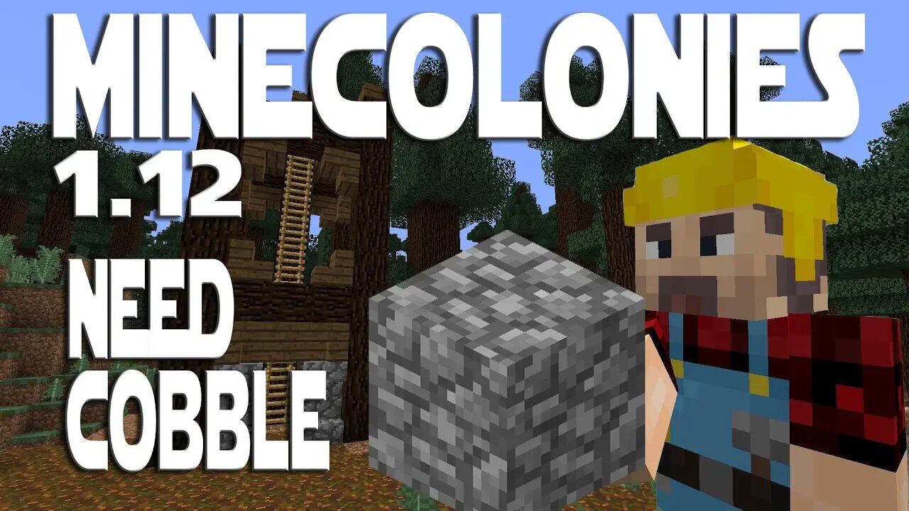 Minecraft Minecolonies 1.12 ep 11 - Tier 1 Medieval Mine