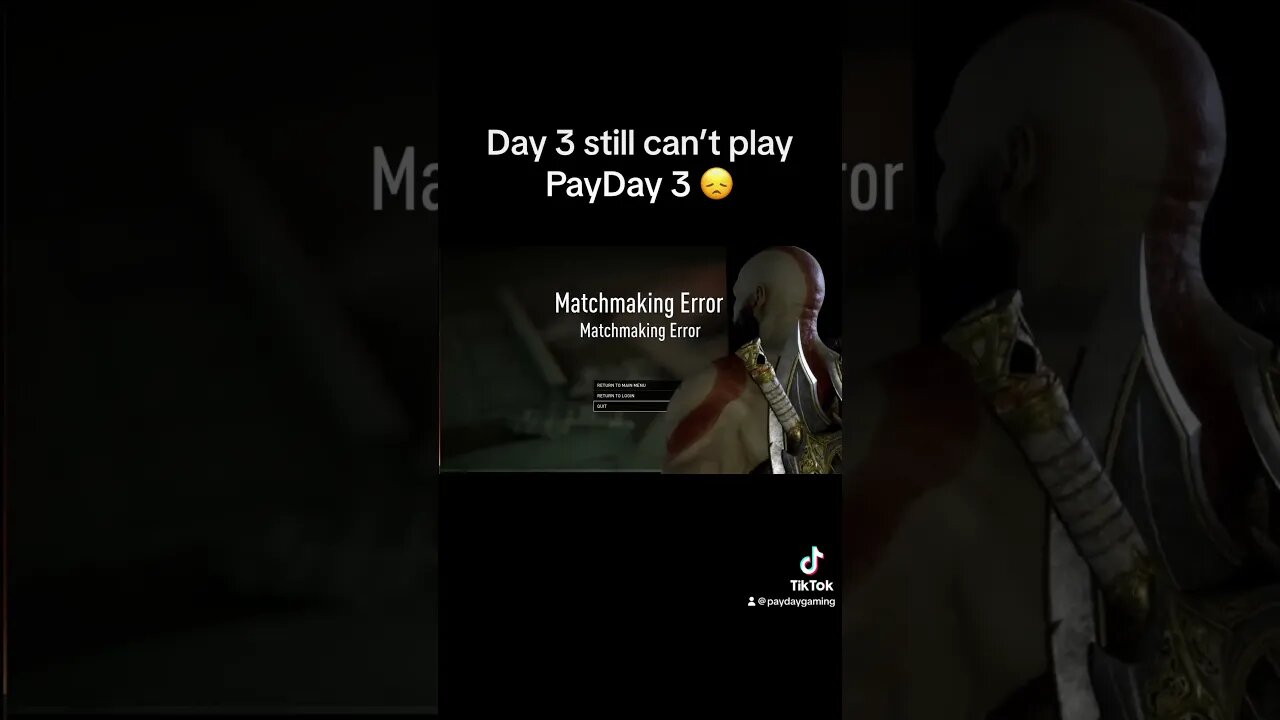 Payday 3 matchmaking error