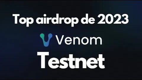 TESTNET VENON ATUALIZAÇÃO! TOP BIG AIRDROP DO ANO JÁ JUNTOU MAIS DE 1B EM RODADA DE INVESTIMENTO