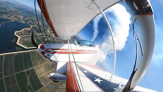 Flat spinning the Pitts Special S-2B