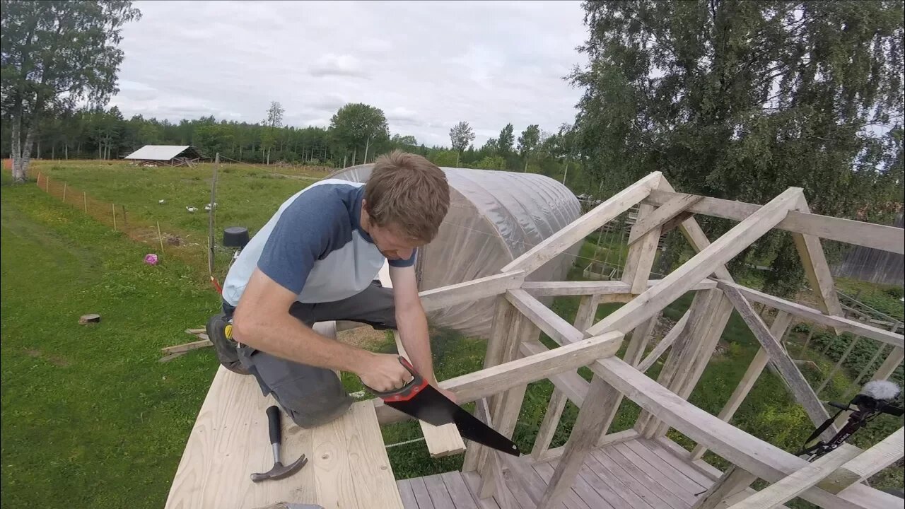 Putting A Roof On The Playhouse