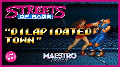 "Dilapidated Town" • Stage 02 (Expanded & Enhanced) - STREETS OF RAGE