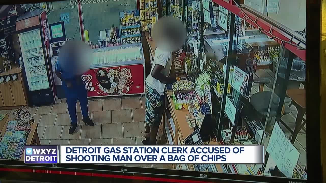 Detroit gas station clerk shoots wrong man in attempt to stop potato chip thief