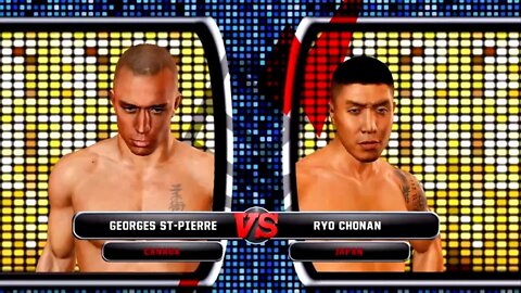 UFC Undisputed 3 Gameplay Ryo Chonan vs Georges St-Pierre (Pride)