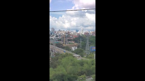 Enjoying the breathtaking views from the mall in Floridablanca, Colombia! 🇨🇴🌴 #travel #vacation