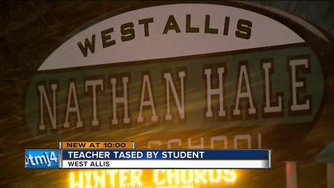 Teacher tased at Nathan Hale High School breaking up a fight