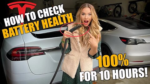 I LEFT My Tesla CHARGED at 100% | Simple Way to Check Battery Health!