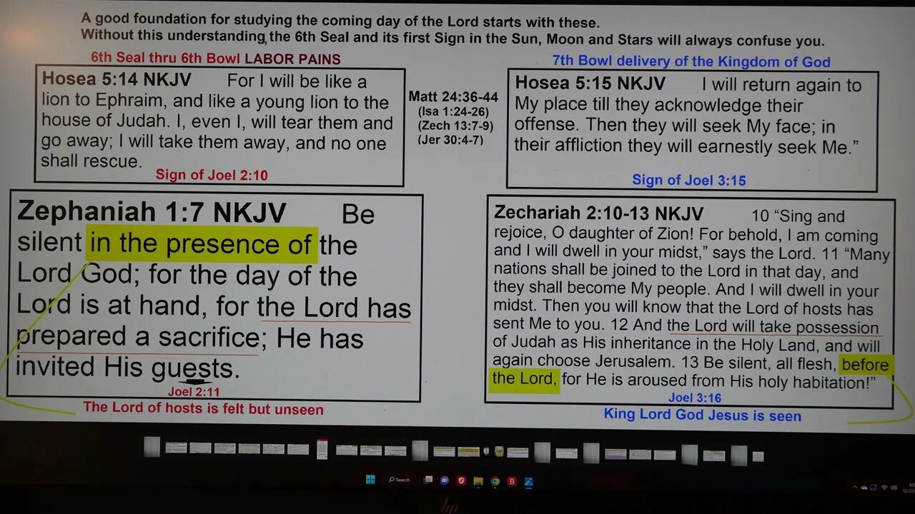 day of the Lord STUDY FOUNDATION BLOCKS