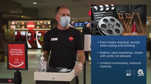 Movie theaters open in Vero Beach and Port St. Lucie