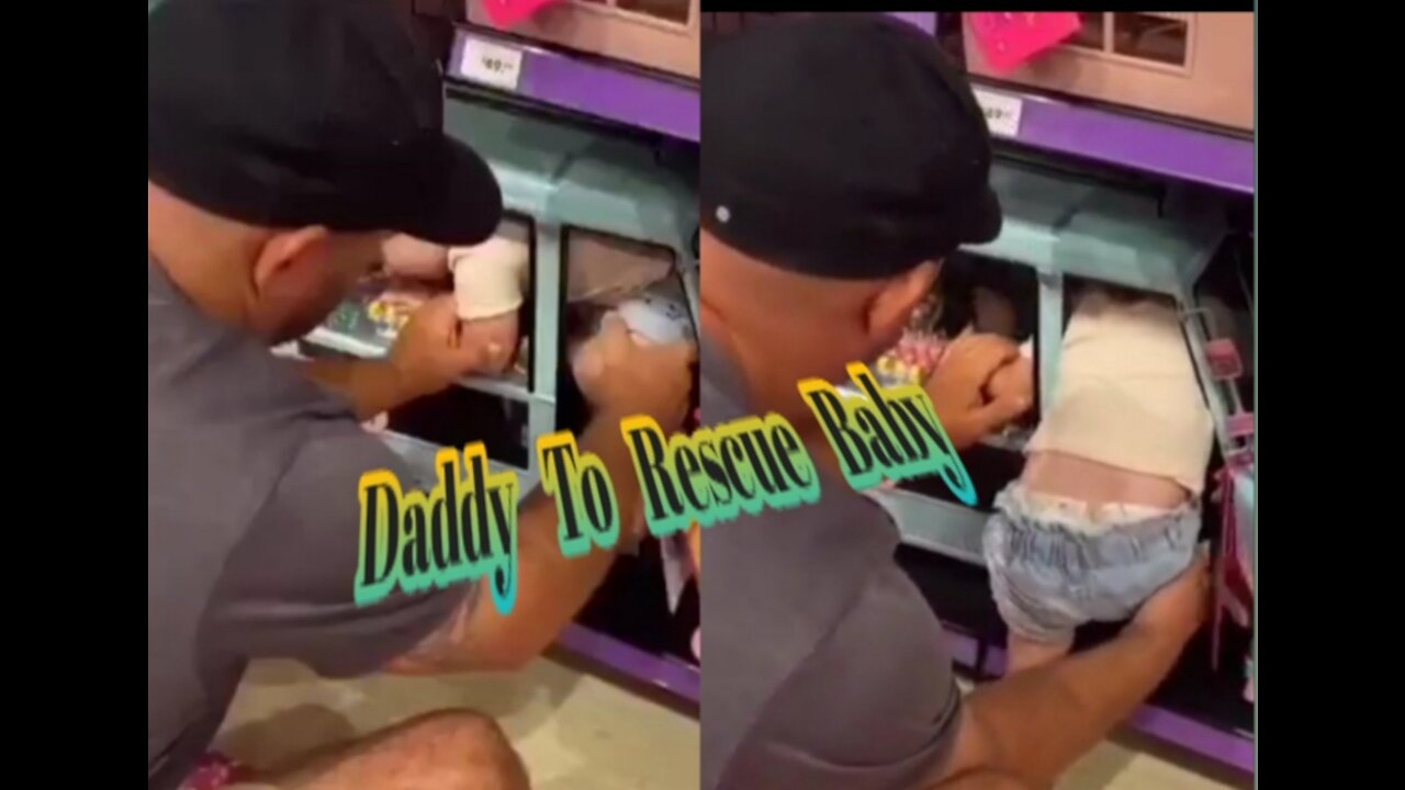 Daddy Rescued His Baby / Funny Baby Adorable baby