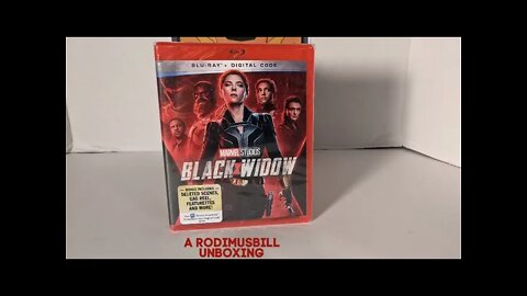 Marvel Studios BLACK WIDOW Movie Blu Ray and Digital Code Unboxing by Rodimusbill