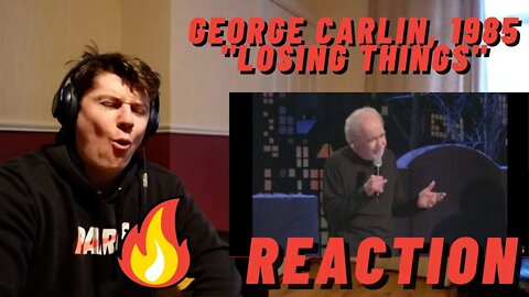 George Carlin, 1985 "Losing Things" ((IRISH MAN REACTION!!))