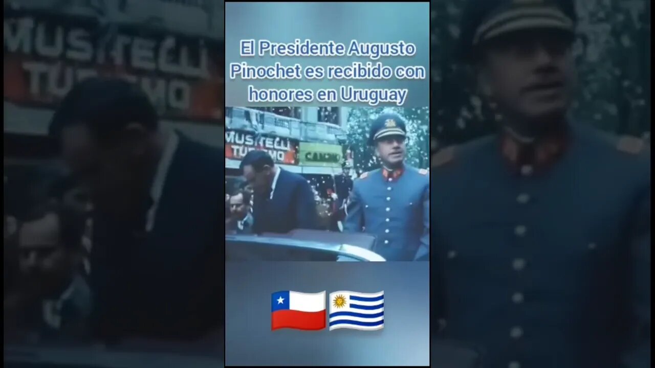 PRESIDENTE AUGUSTO PINOCHET UGARTE RECUERDO DE SU VISITA A URUGUAY. 50 AÑOS LIBERACIÓN DEL COMUNISMO