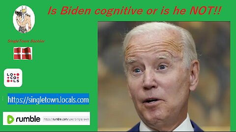 Is Biden cognitive or is he NOT