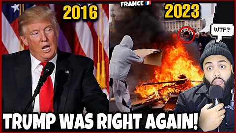 **OMG!! HE DID IT AGAIN! WATCH DONALD TRUMP PERFECTLY PREDICT FRANCE DOWNFALL..