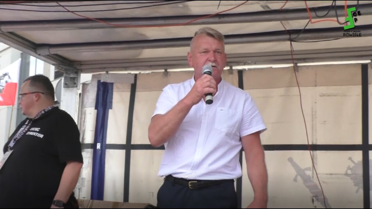 Marsz 102-lata Traktatu Wersalskiego - kandydat Konfederacji do Sejmu w 2019r.- Krzysztof Tołwiński