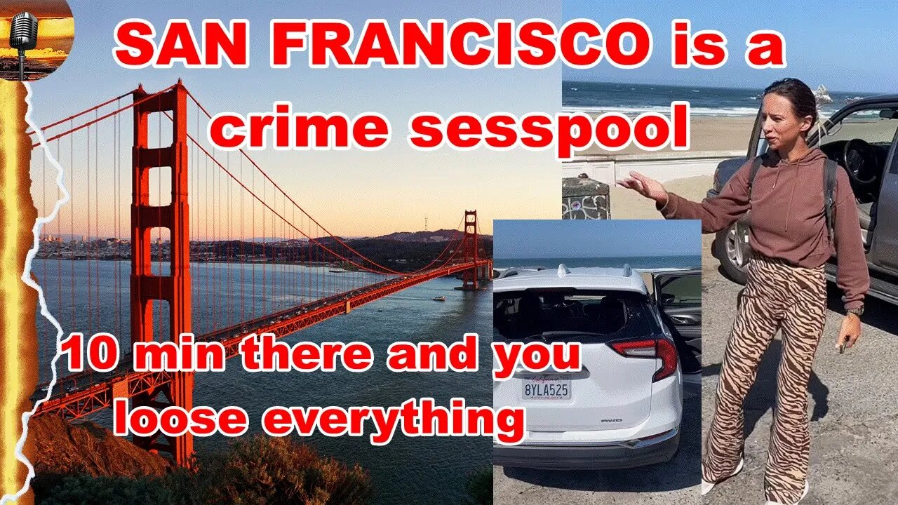 Woke San Francisco has tourists loosing everything in record time! When will people learn?