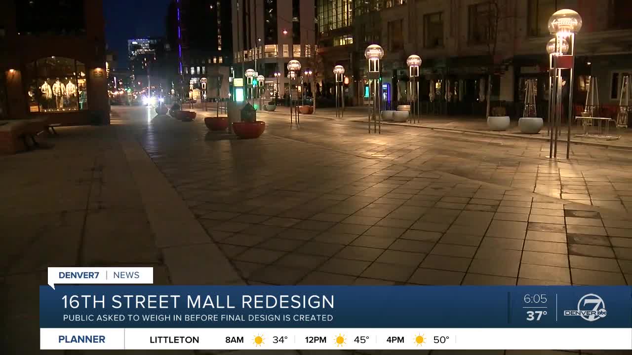 Public asked to weigh in on 16th Srteet Mall changes