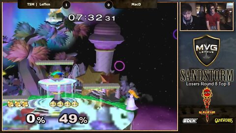 MVG Sandstorm: Top 8 Singles LS7 - TSM | Leffen (Fox) vs. MacD (Peach)