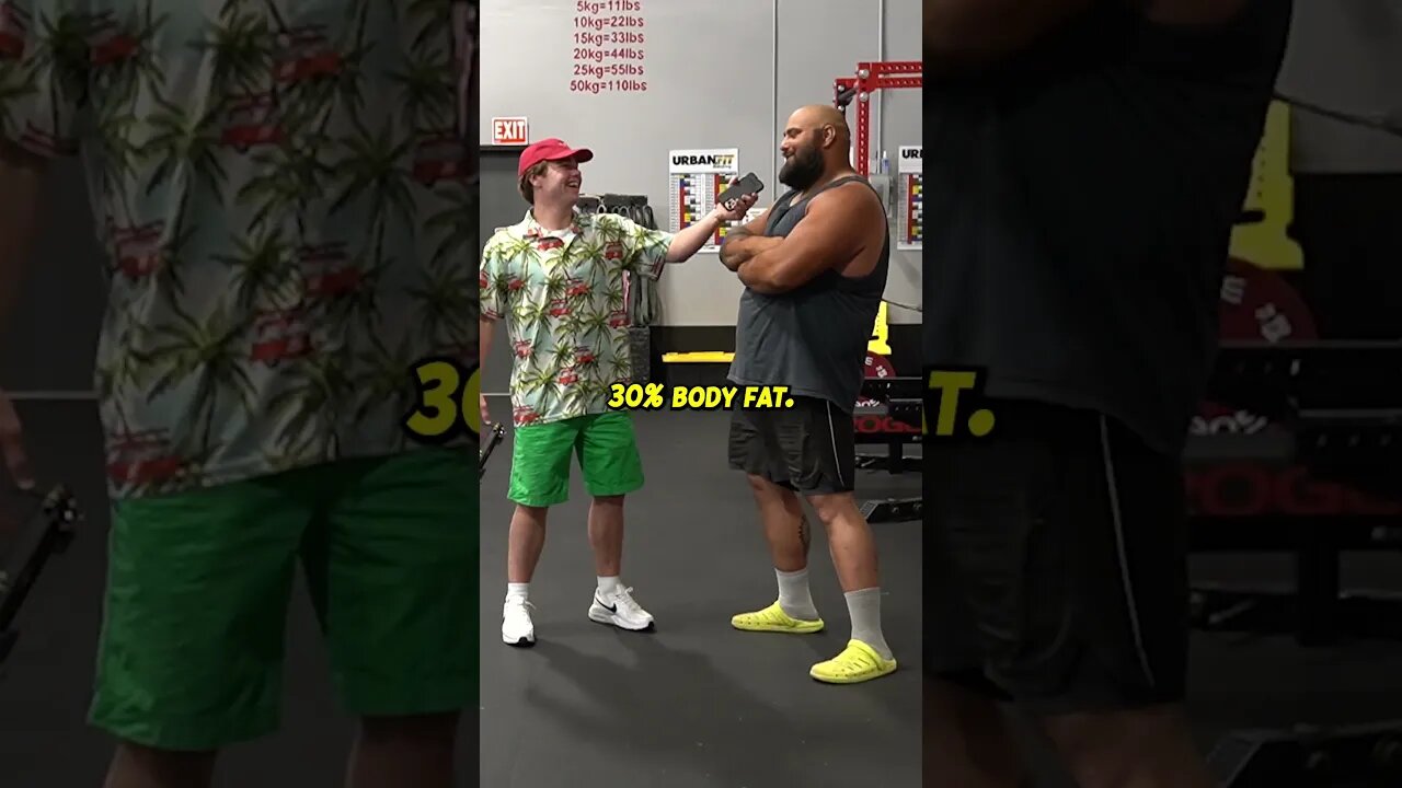 This Guy Weighs 389 Pounds!!