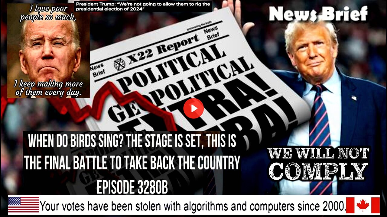 Ep. 3280b - When Do Birds Sing? The Stage Is Set, This Is The Final Battle To Take Back The Country