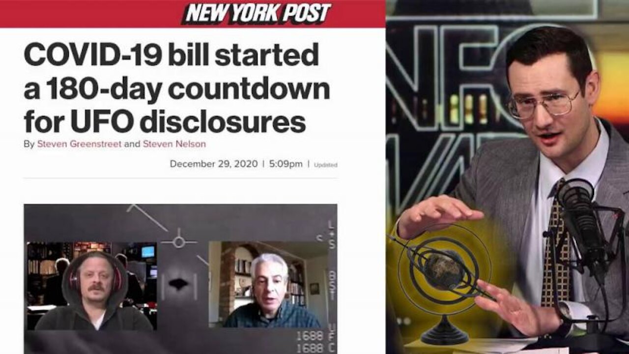 REVEALED: UFO Disclosure Schedule Hidden In Covid Bill, ECHOES INFOWARS WARNINGS OF THE PAST