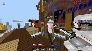 Two Minecraft noobs caught teaming openly in Cubecraft Eggwars